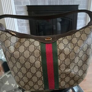 Gucci Brown and Green Men's Bag